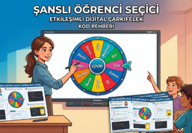 Akıllı Tahta İçin Dijital Çarkıfelek Yapımı (Sınıf İçi Soru-Cevap Uygulaması)