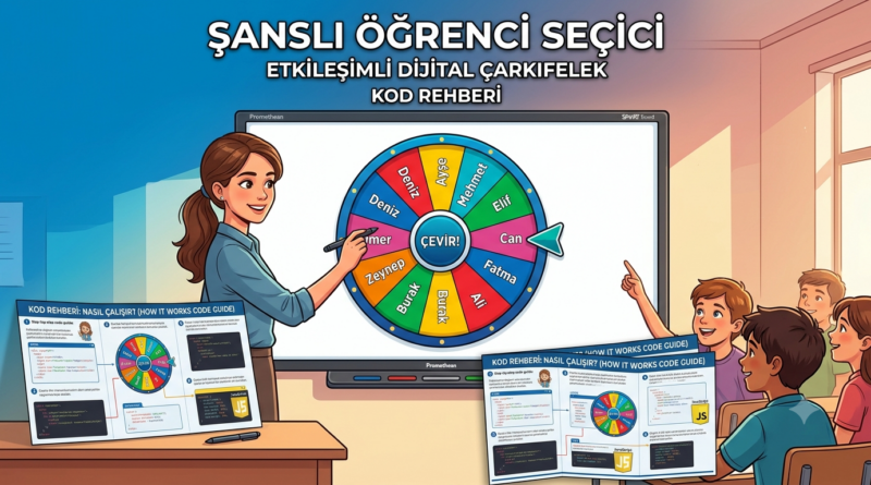 Akıllı Tahta İçin Dijital Çarkıfelek Yapımı (Sınıf İçi Soru-Cevap Uygulaması)
