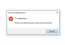 “Dosya veya Dizin Bozuk ve Okunamaz” Hatası Nasıl Çözülür? (CMD ile 2 Dakikada Onarım)